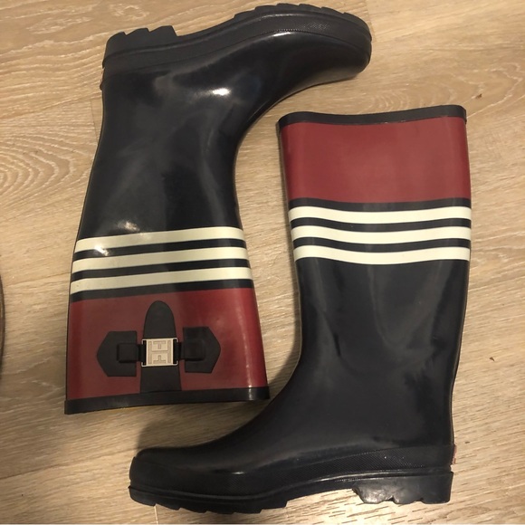 Tommy Hilfiger ladies rubber rain boots size 9 - Picture 6 of 7